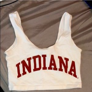 Indiana university crop top